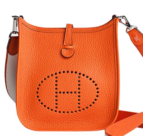 orange hermes evelyne|Hermes evelyne bags price.